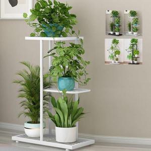 키밍 철제 화분 정리대 3단 4단 선반 철재 받침대 (WAC8B88)