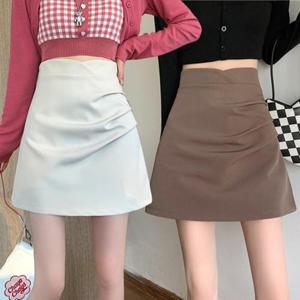 데이트 슬림 미디 40대 여친룩 여자치마 몸매 5부 롱