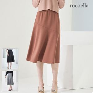 [로코엘라] 루에나 소프트 텐션 폰테 밴딩 스커트