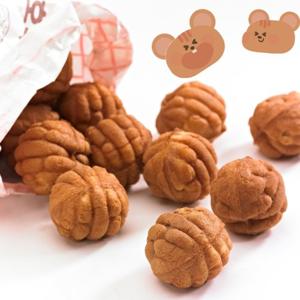 [하테]수제반죽 팥앙금듬뿍 카스테라 호두과자 1봉 (50개입)