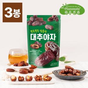 [하루견과] 씨를 뺀 건조대추야자 200gx3봉