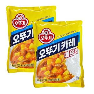 [오뚜기]오뚜기 오뚜기카레 1kg 매운맛 2개_20204104_643565