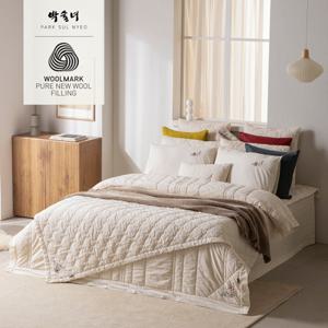 [K]프리미엄 고밀도면 호주산양모100% 고중량 양모이불+베개커버2[다온]