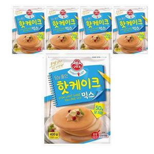 [오뚜기]오뚜기 LIGHTJOY 당을줄인 핫케이크믹스 400g X 5개 (43390098)