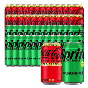 코크제로제로+스프라이트제로350ml X 총 48캔