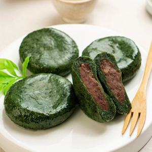 [아침빛바다] 궁중떡집 제주쑥으로 만든 궁중쑥찹쌀떡/궁중쑥찰떡 80g x 20개