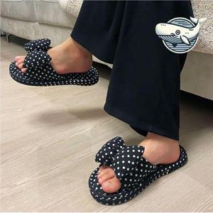 방음 쿠션 리본 슬리퍼 세련된 거실화 편안한 WFHAE7D