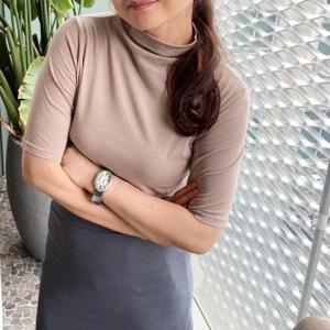 [오너클랜]인기상품 모달소재 반목 니트 폴라 티셔츠 [WFLLO94_260305]