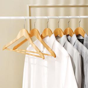 ★홈앤단독★[무료배송][홈앤하우스]상하의 모두 가능한 프리미엄 원목옷걸이 40P