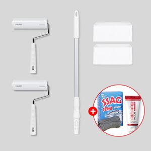 [바우젠]무한 롤클리너 본품(핸디형)2개+보관케이스2개+2단 봉1개 싹세미 증정