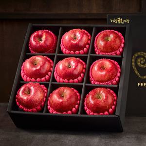 [맛딜 사과] 남거창농협 당도선별 사과선물세트 9입/4kg내외