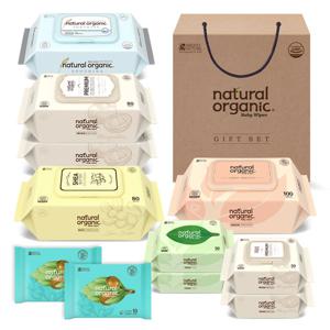 [네츄럴오가닉] 아기물티슈  프리미엄 구성 선물세트(GIFT SET)
