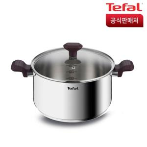 테팔 인덕션 스테인리스스틸 테이스티쿡 양수냄비 24cm