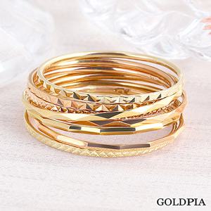 ★4월 혜택★ [골드피아] 14K 사인 컷팅 엥게이지 반지 1개