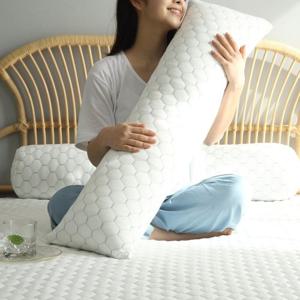 냉감 바디필로우 롱쿠션 여름 대형 긴베개 안고자는 (솜포함)