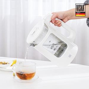 비스카 유리 SUS304 스테인레스 전기주전자 1.7L HNZ-3500WK