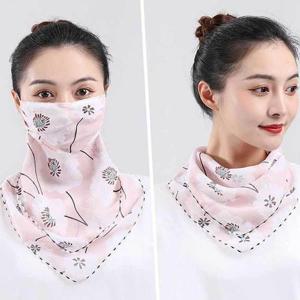 [BZJL9E12_4C]여름용마스크 햇빛가리개 겸용 스카프 피치