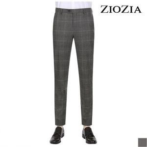 [지오지아][지오지아] 컴포트 그레이 글렌체크 정장팬츠 (ACB1SP1203_MGR)