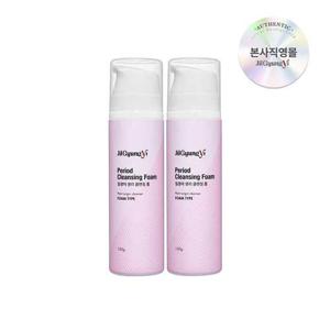 ★20% 더블할인★[질경이] 찝찝한 그 날의 여성청결제 생리 클렌징 폼 150g x2개