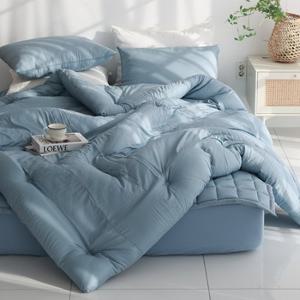 알러지케어 텐셀 모달 100 사계절 차렵 이불+베개커버 침구 세트 슈퍼싱글