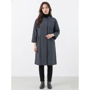 [샤트렌]네이비 차이나넥 베이지 트렌치코트 HCBMCT202