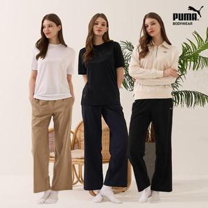 [푸마]여성 릴렉스핏 9부팬츠 3종세트