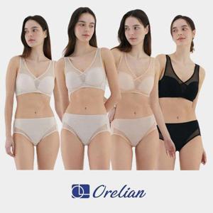 [오렐리안](가격인하)  인견 냉감 엑스크로스핏 브라팬티 패키지