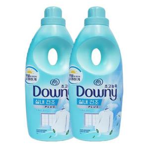 [다우니]다우니 초고농축 섬유유연제 실내건조 프레시 클린 1L x2