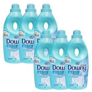 [다우니]다우니 초고농축 섬유유연제 실내건조 프레시 클린 1L x6