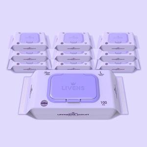 리벤스 라벤더 바이올렛 순수 뮬티슈 캡형 100매 * 10팩