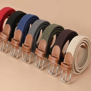 (LND) 노펀칭 캐주얼 벨트 스판 여성 남성 밸트 허리 WEE88BD