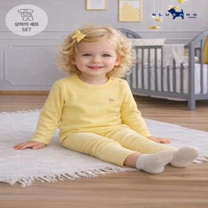 [블루독베이비][블루독베이비] 코튼캔디 상하복_YE (4417067212)