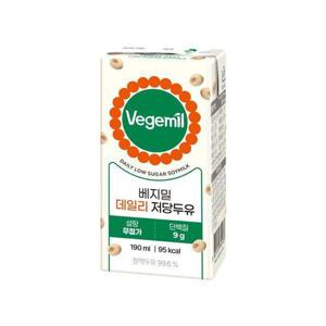[베지밀]데일리 저당두유 190mlx16팩