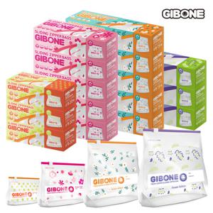 기본에 지퍼백 플라워에디션 16팩(소형3+중형5+대형5+특대형3)