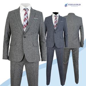 [필골드] 쉴드 여름혼방 솔리드 정장세트