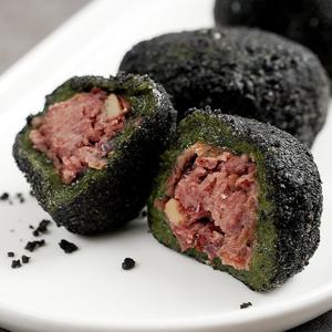 [모시올] 모싯잎 흑임자떡 330gx4봉