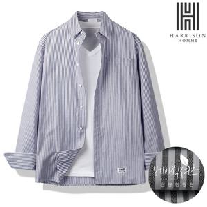 [해리슨] SS 574 오버핏 스트라이프 셔츠 JIM1129