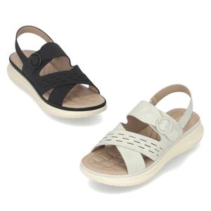 [정상가 159,000원] 엘칸토 여성 경량 캐주얼 샌들 3.5cm LCWW36M326