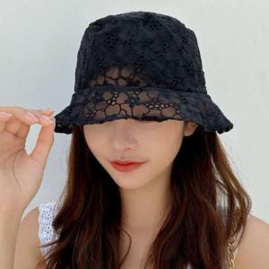 데일리템 여름철 여성 레이스 벙거지 시원한 버킷햇 패션모자