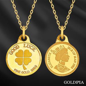 [골드피아] 24K 순금 데일리 코인 목걸이