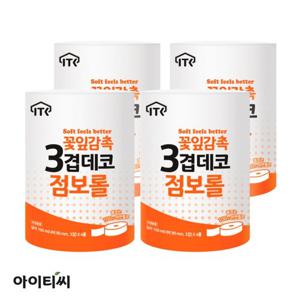 기업용 꽃잎감촉 3겹 점보롤(150m) 4입X4팩(16롤)