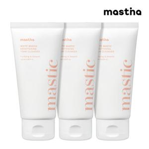 [본사공식] 매스티나 화이트매스틱 브라이트닝 폼클렌저 120ml 3개