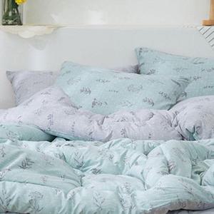 싱글이불베개세트 민트 보헤미안 슈퍼싱글 차렵 이불 베개커버 세트 싱글침구세트 HWE91FB0