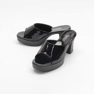 오픈토 발편한 여자슬리퍼 굽높은 여름 여성슬리퍼