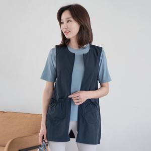 엄마옷 마담4060 여름조끼윈드브레이커-QVE2404019-