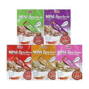 [BZFF154K_49]더캣츠 미니 베로베로 20p X2개 고양이츄르