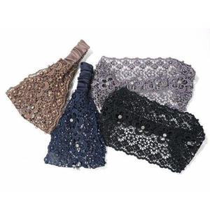 [셀러허브_여성트랜드패션]펀칭 레이스 와이드 헤어밴드 LM_0534