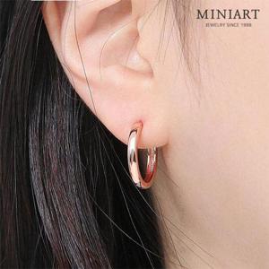 [미니아트] 14KGF 링링_L 골드필드핀 원터치 링 금 침 귀걸이