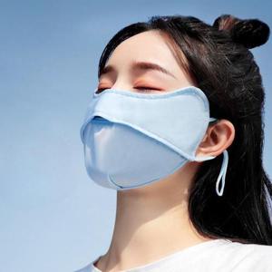 빨아쓰는 여름 골프 쿨 자외선차단 마스크