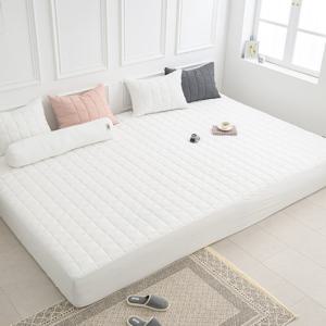 푸딩 사계절 부드러운 소프트워싱  패밀리 누빔 매트리스커버 300x200